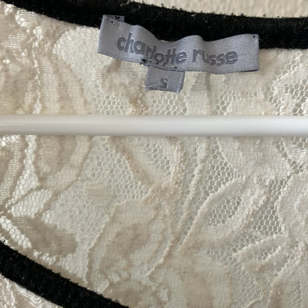 🌸 3/$15 Charlotte Russe lace cardigan - Picture 6 of 7